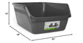 Charcoal X-Large High-Back Litter Box P653438