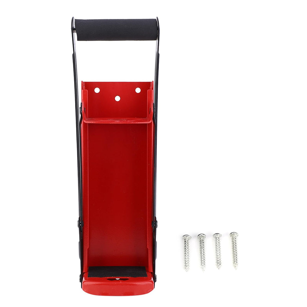 500ML Red Steel Heavy Duty Can Crusher with Bottle Opener F86645