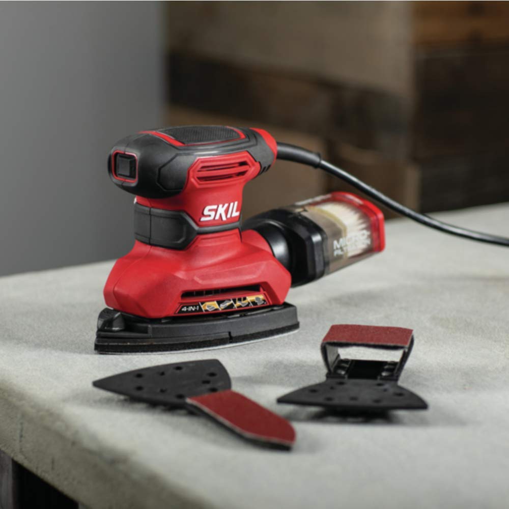 Corded Multi-Function Detail Sander with 12pc Sanding Sheet E444450