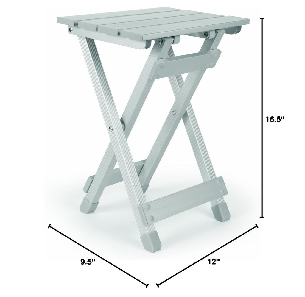 Aluminum Fold-Away Outdoor Side Table F914