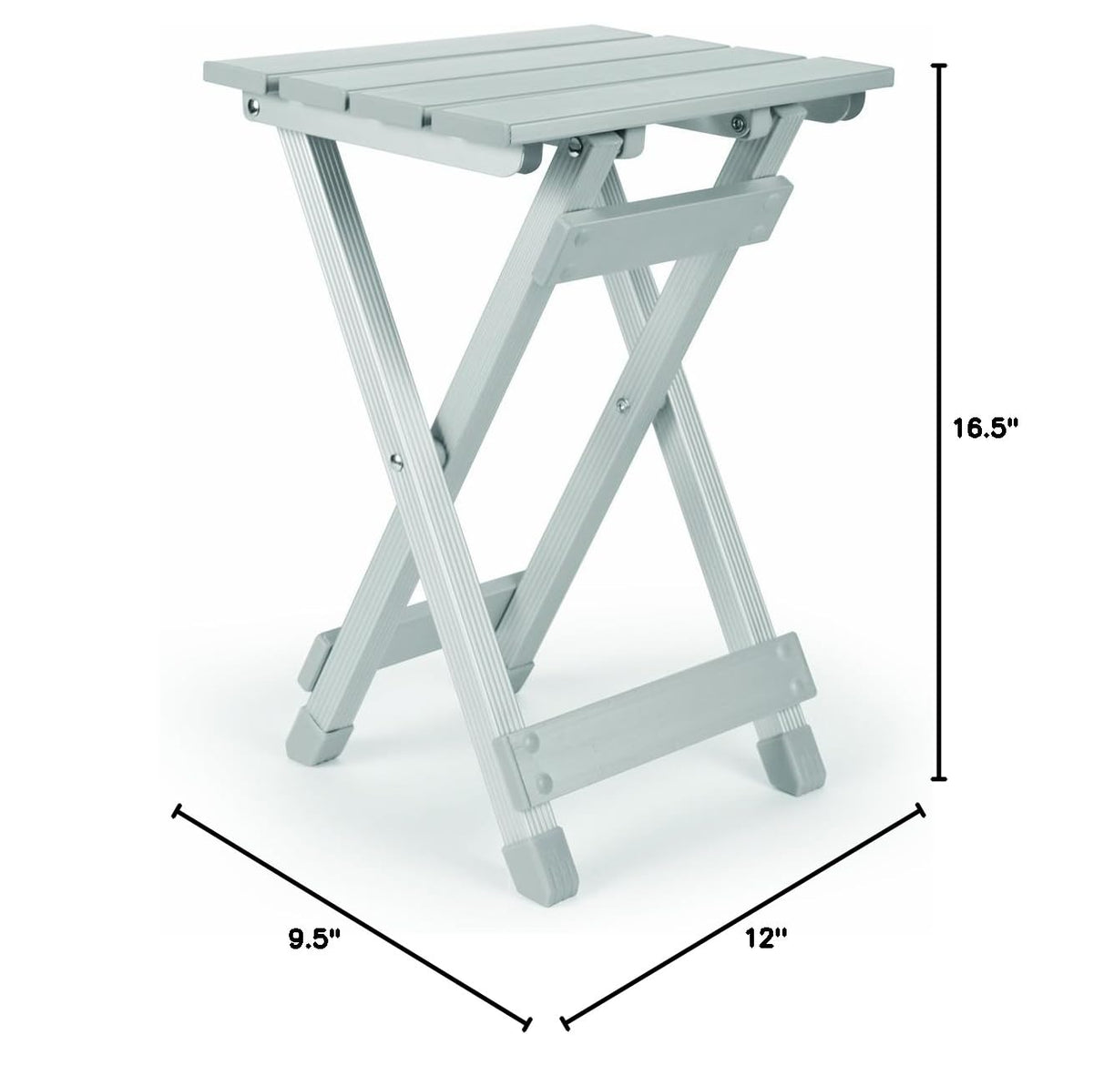 Aluminum Fold-Away Outdoor Side Table F914