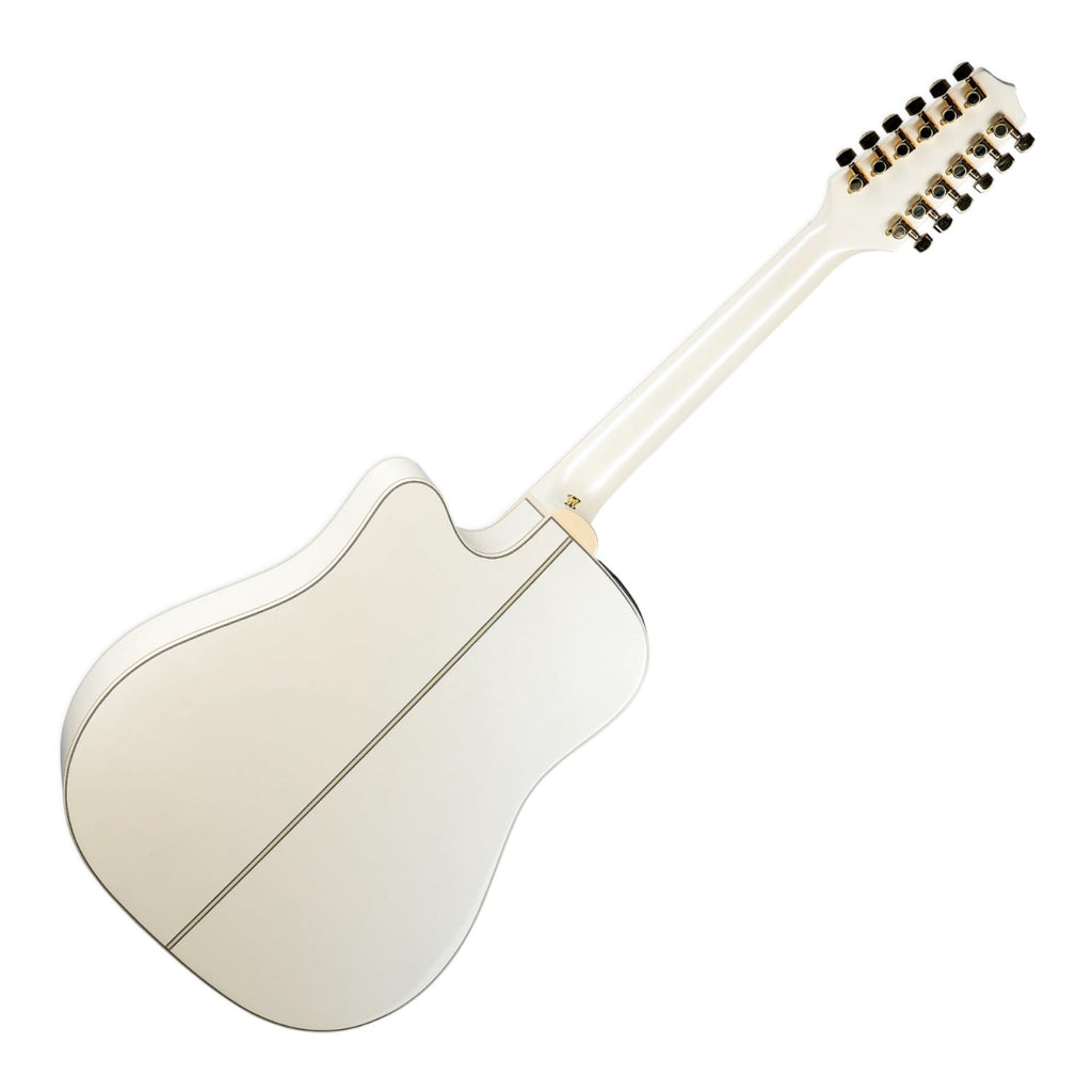 12-string Acoustic-electric Guitar Pearl White L4376