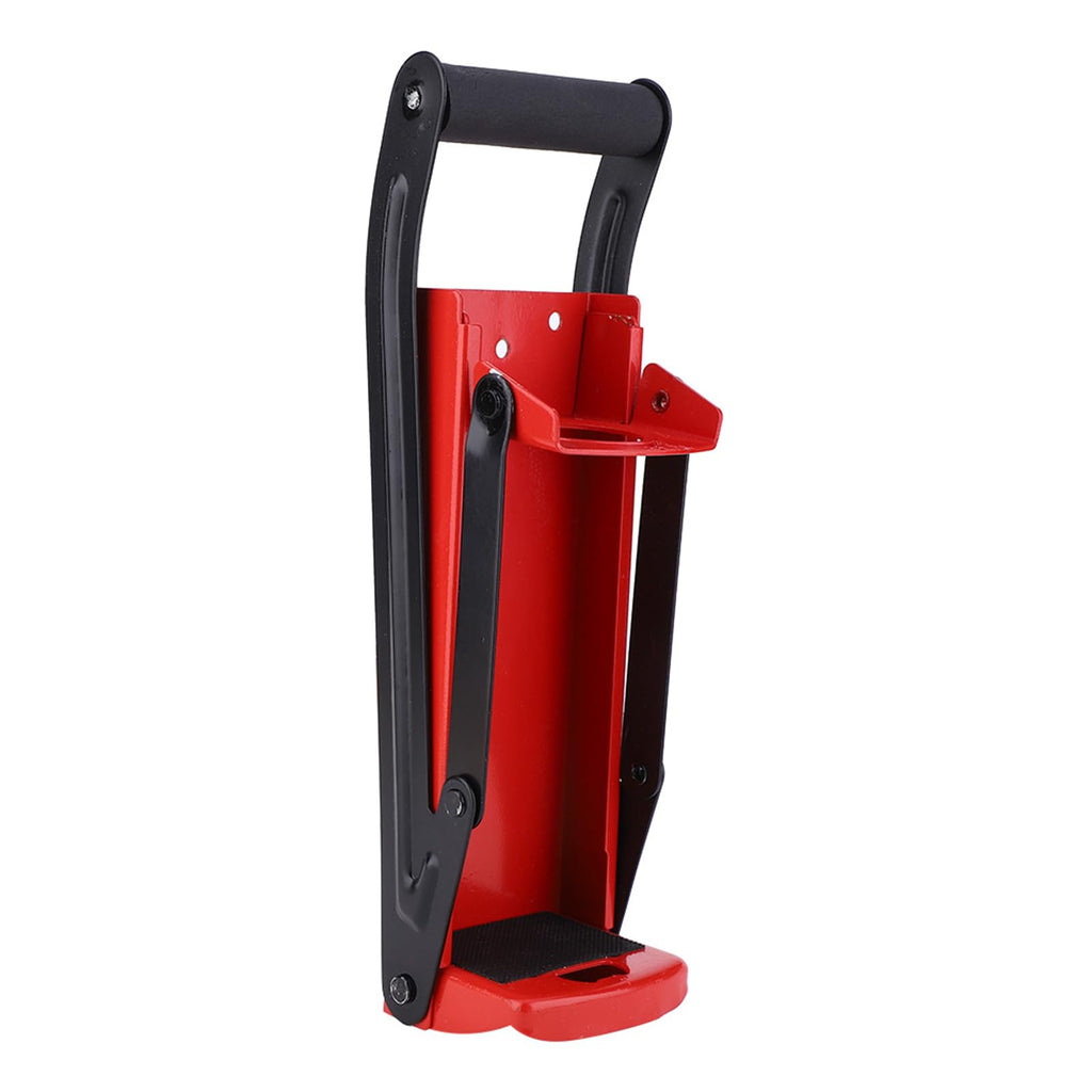 500ML Red Steel Heavy Duty Can Crusher with Bottle Opener F86645