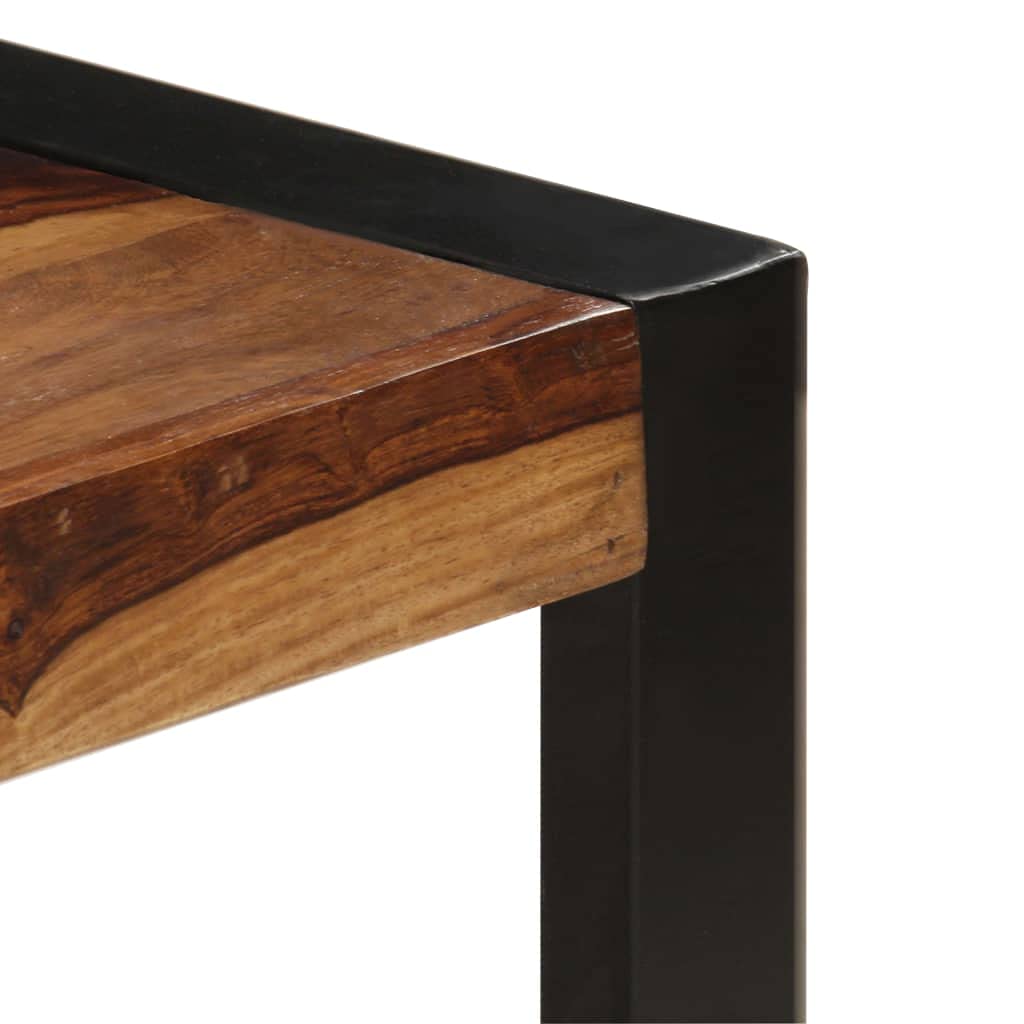 Industrial Style Rectangular Coffee Table with Iron Legs E865