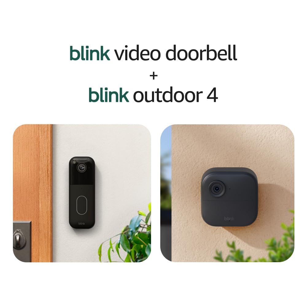Wireless Smart Security Camera System with Video Doorbell B8703