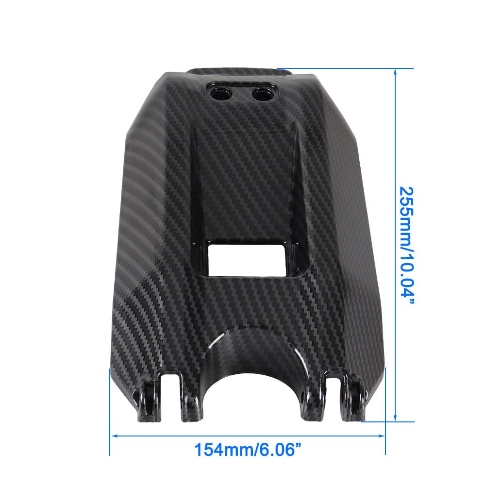 Carbon Fiber Battery Cover Guard for Electric Dirt Bike B5075