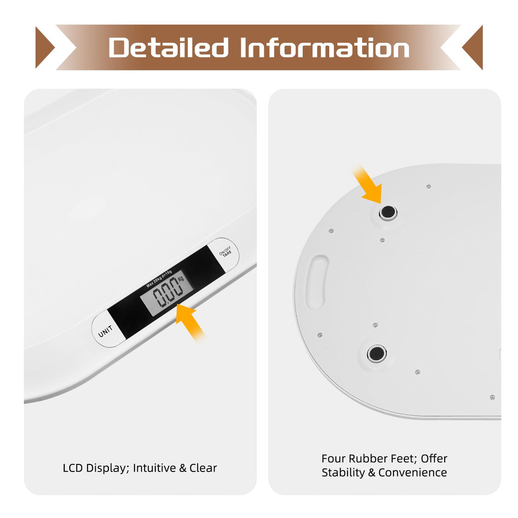 Digital Infant Scale 20kg/44lb LCD Display O199