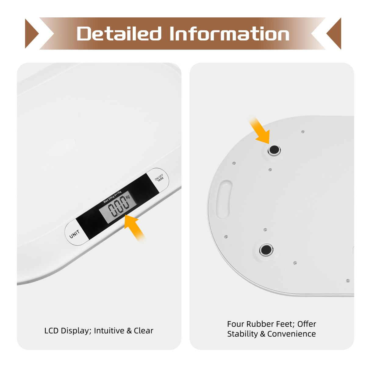 Digital Infant Scale 20kg/44lb LCD Display O199