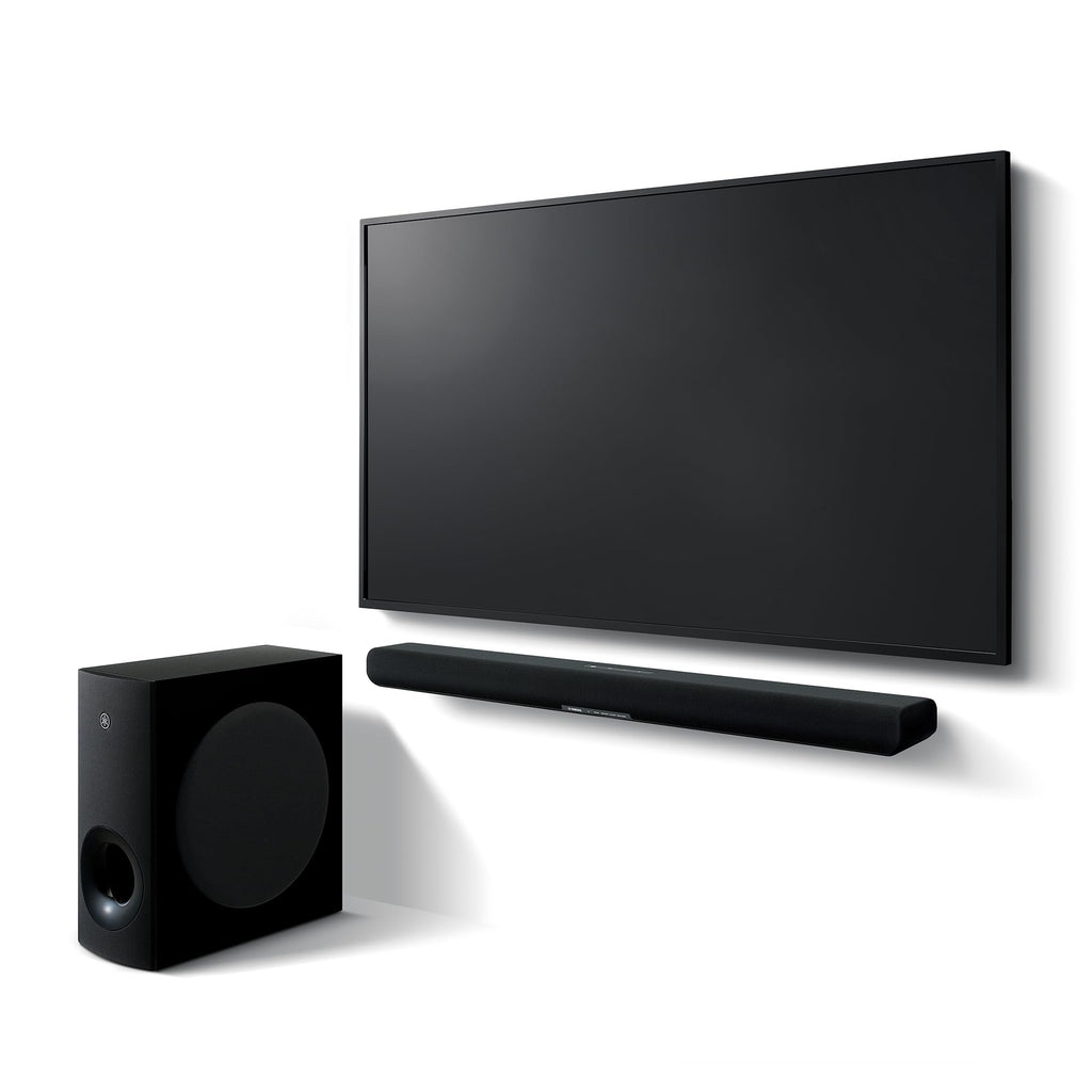 Black Sound Bar with Wireless Subwoofer W57515