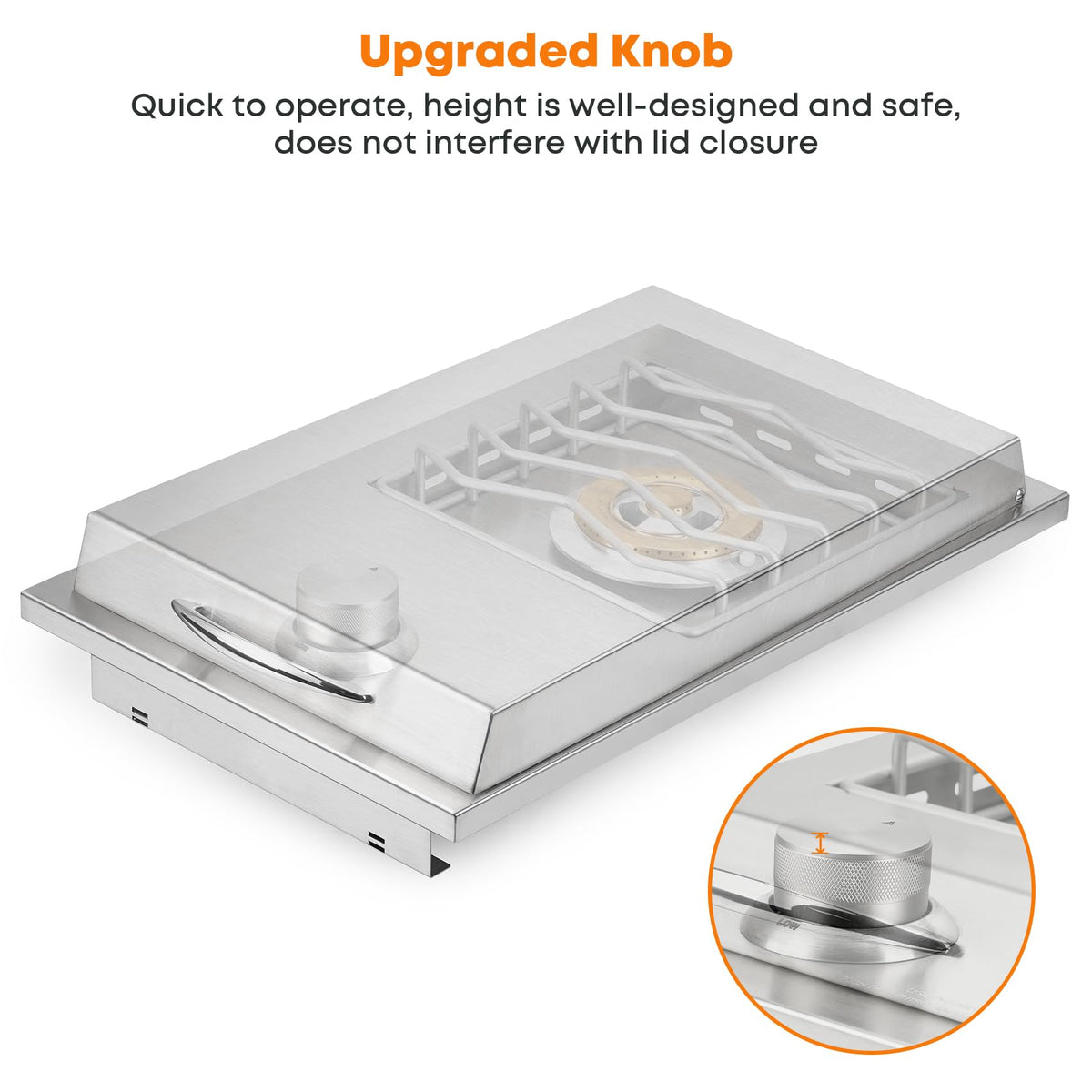 Built-In Propane Gas Side Burner Z64603