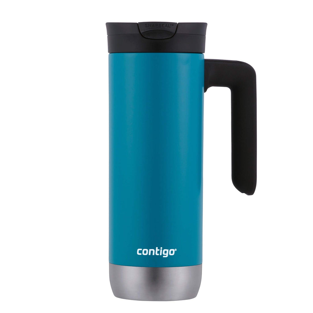 Stainless Steel 20oz Travel Mug with Handle O69789