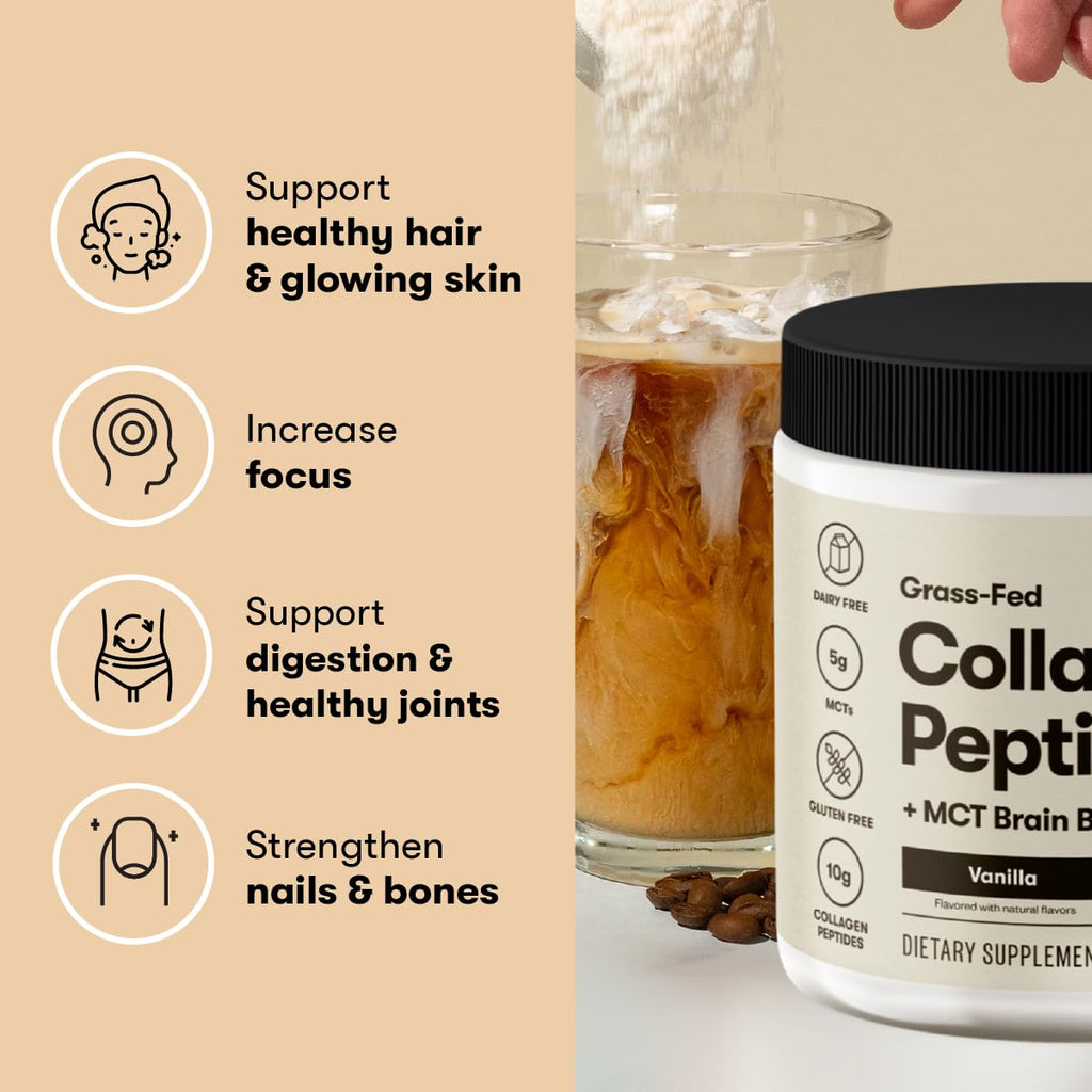 Unflavored Collagen Peptides Protein Powder D966