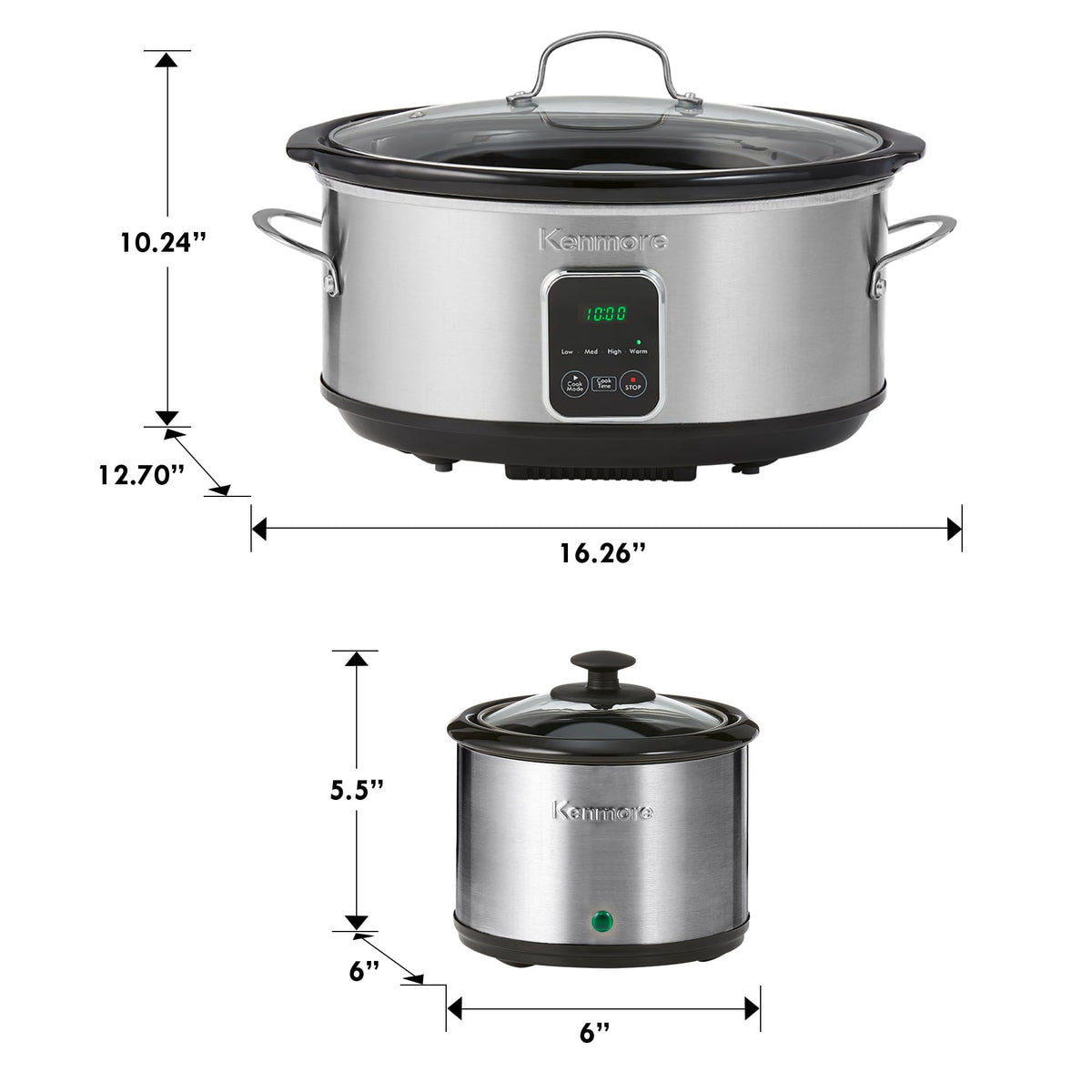 7 qt Programmable Slow Cooker with Dipper T5117