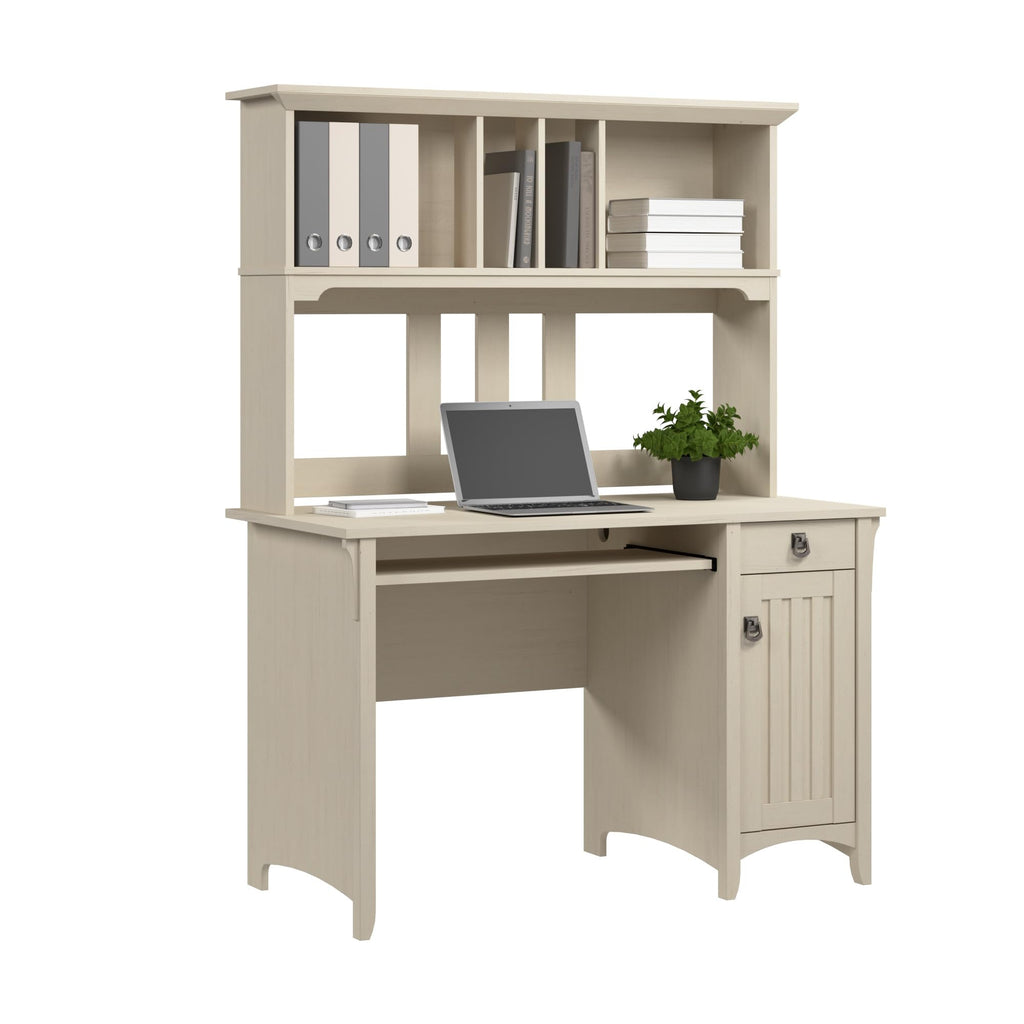 Small Computer Desk with Hutch J5007