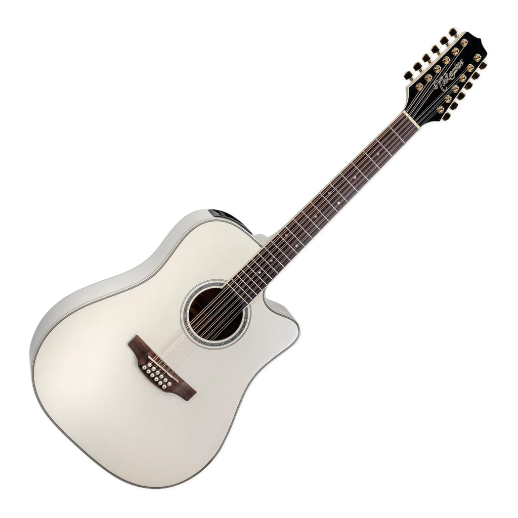 12-string Acoustic-electric Guitar Pearl White L4376