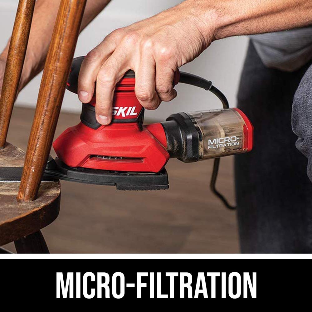Corded Multi-Function Detail Sander with 12pc Sanding Sheet E444450