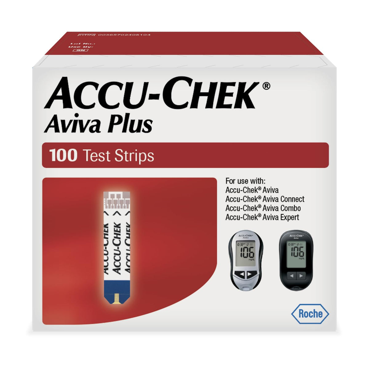 Blood Glucose Test Strips Pack of 100 T238620