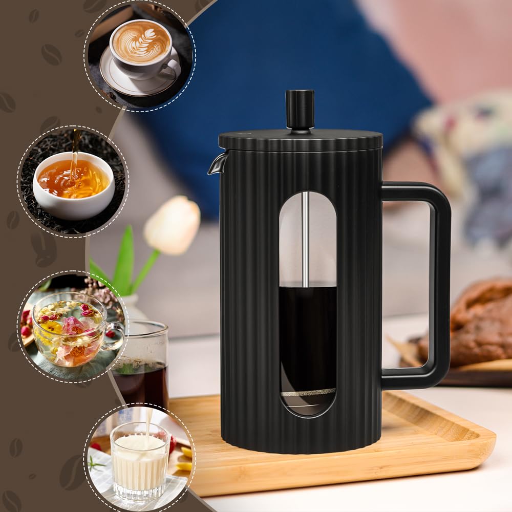 12 oz Heat Resistant Borosilicate Glass French Press K93341
