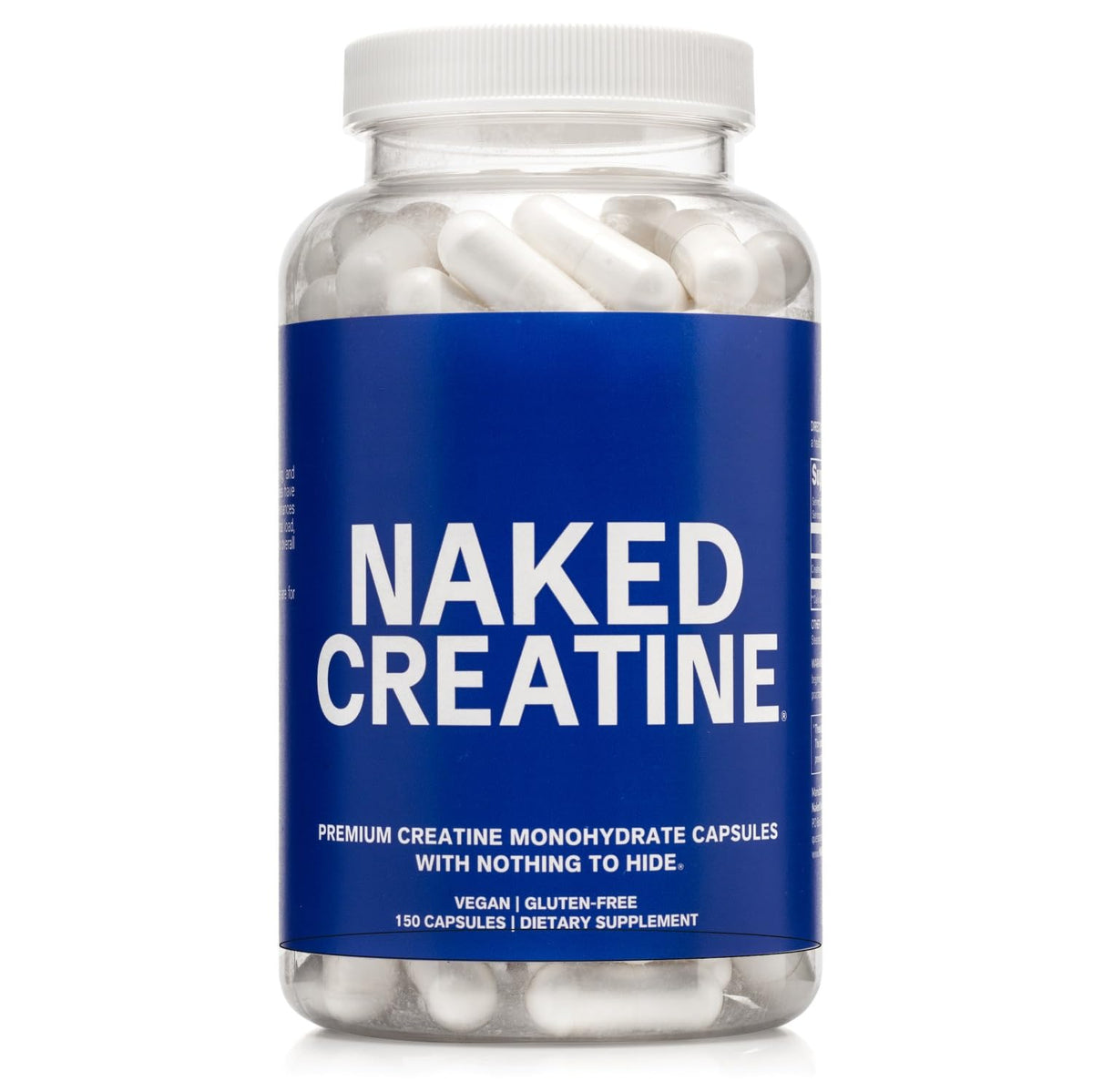Micronized Creatine Monohydrate Capsules 2.5g 75 Servings Vegan Z71492
