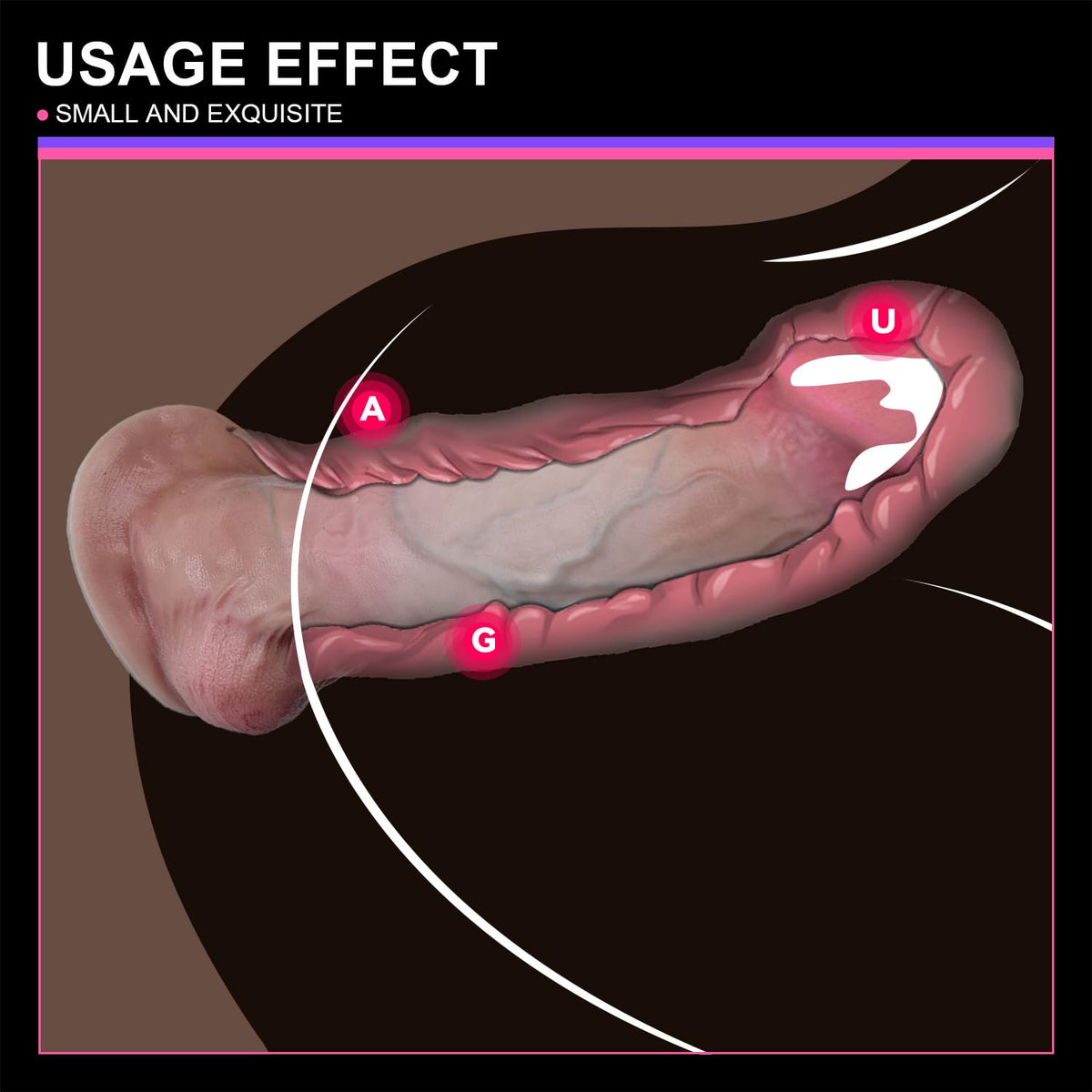 12 Inch Curved Dual Density Liquid Silicone Dildo with Suction Cup N48572