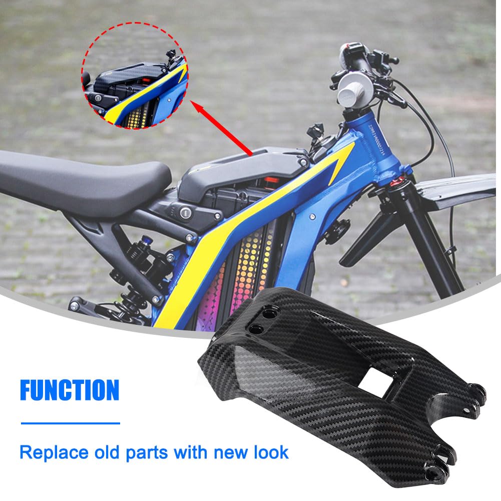 Carbon Fiber Battery Cover Guard for Electric Dirt Bike B5075