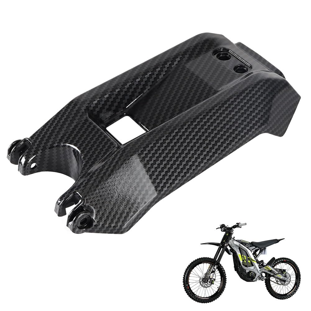 Carbon Fiber Battery Cover Guard for Electric Dirt Bike B5075