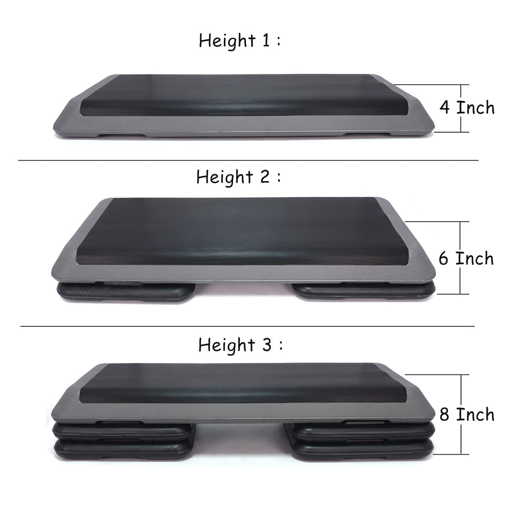 43'' Adjustable Aerobic Step Platform with Risers T872366