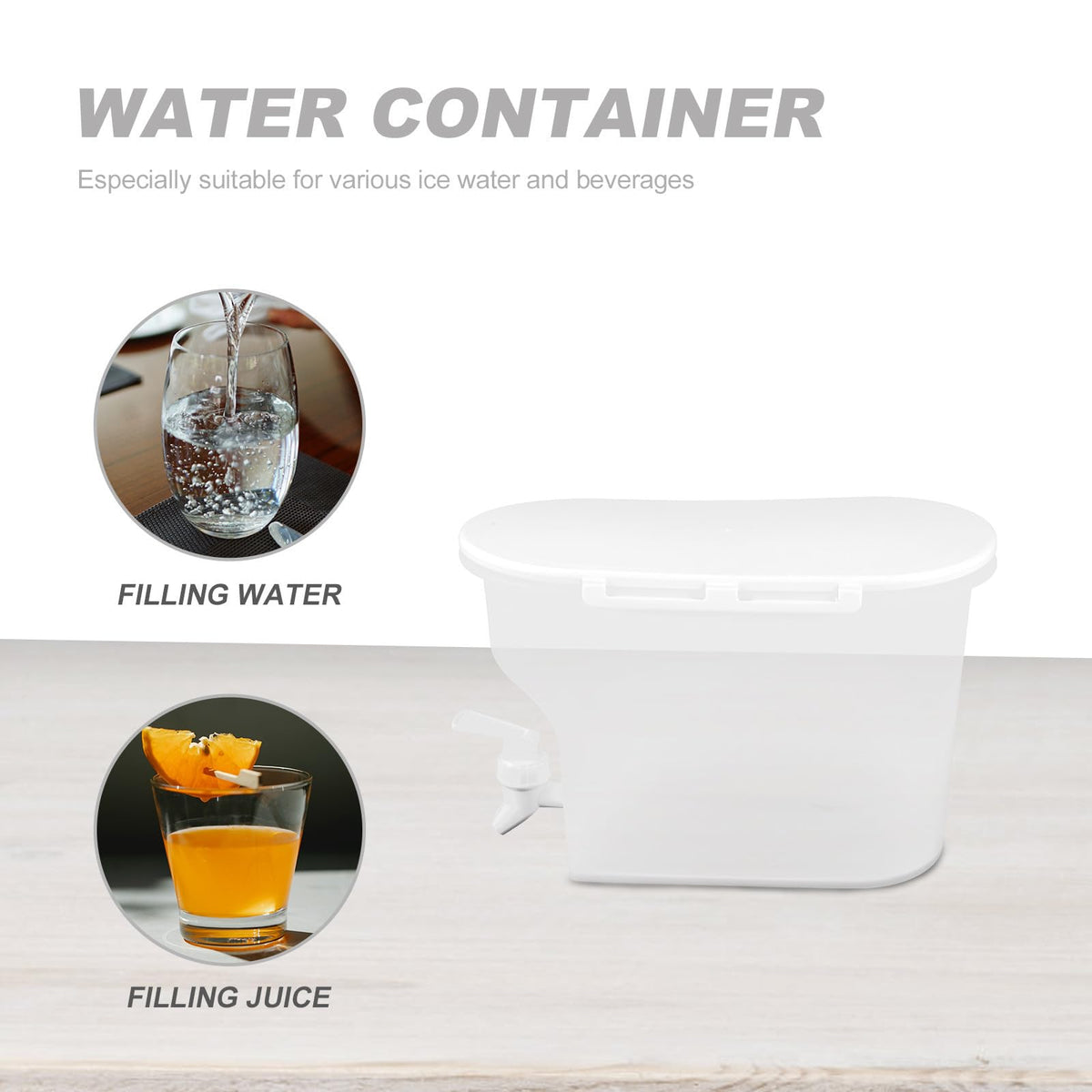 Cold Water Jug with Faucet G747