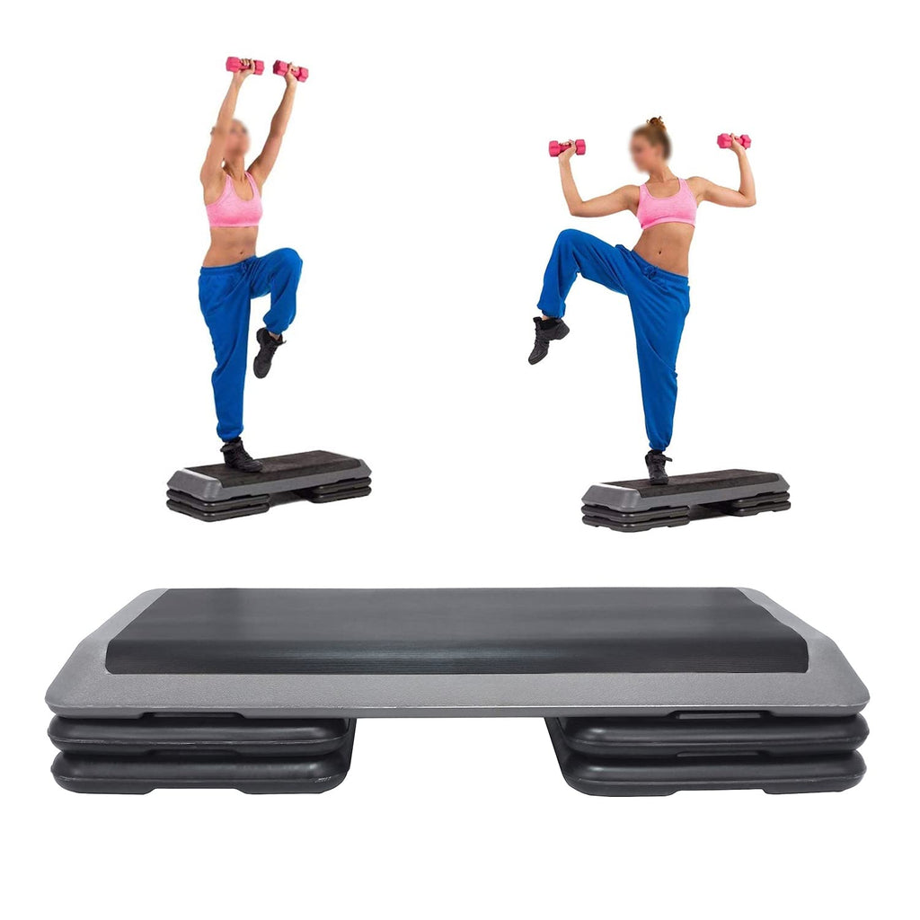 43'' Adjustable Aerobic Step Platform with Risers T872366