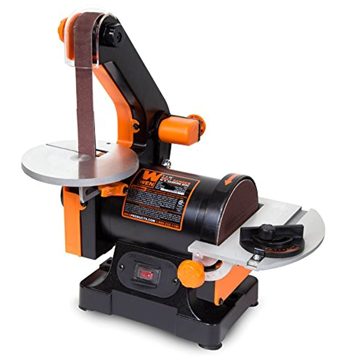 Benchtop Belt and Disc Sander with 1 x 30 in. Belt and 5 in. Sanding Disc Q845