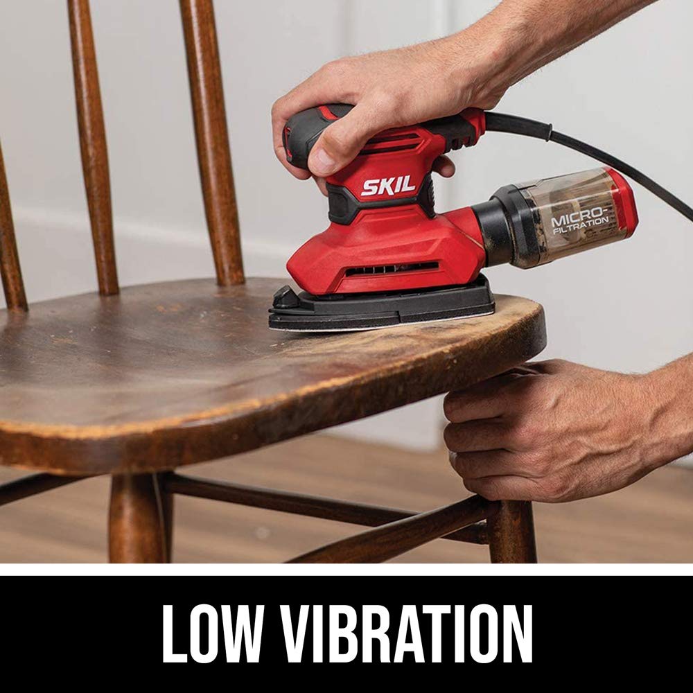 Corded Multi-Function Detail Sander with 12pc Sanding Sheet E444450