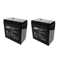 6V 36Ah Rechargeable Sealed Lead Acid Battery 4 Pcs D589