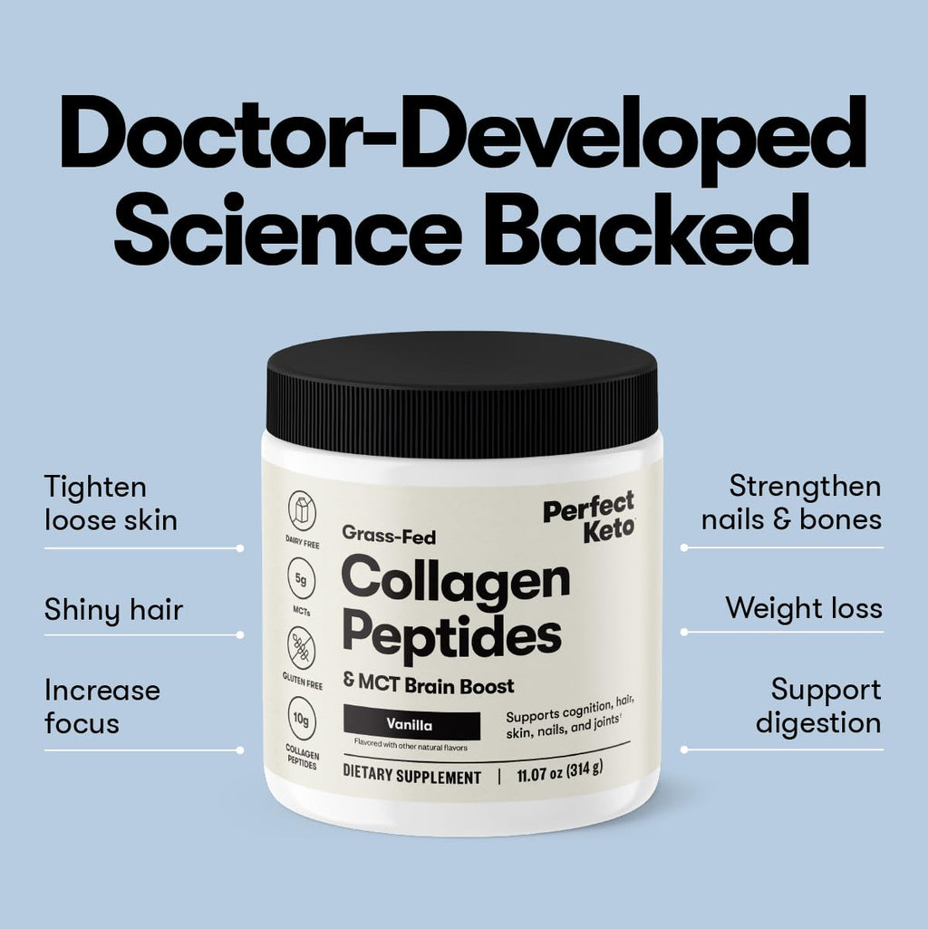 Unflavored Collagen Peptides Protein Powder D966