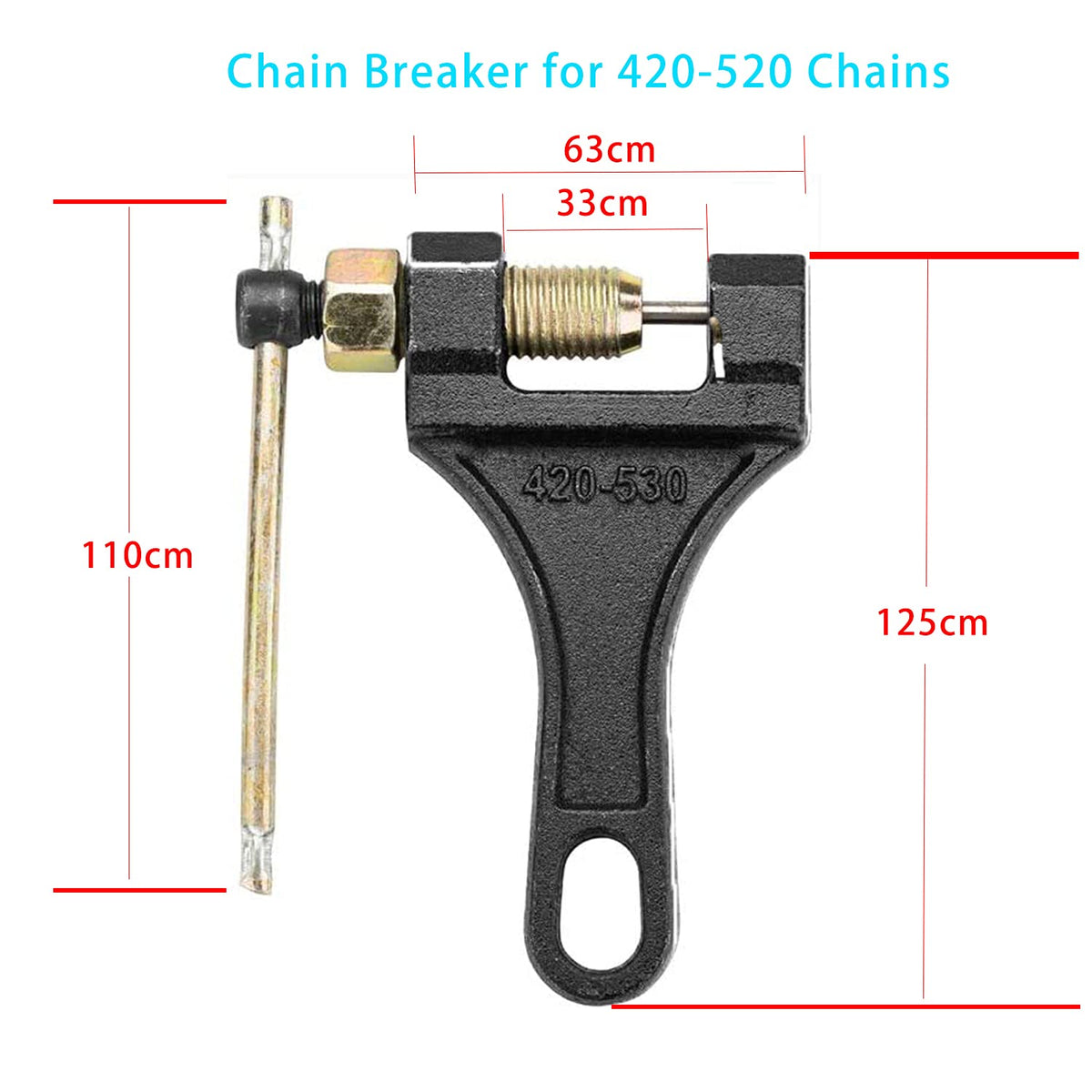 Chain Breaker Tool for Motorcycle Roller Chains I61656