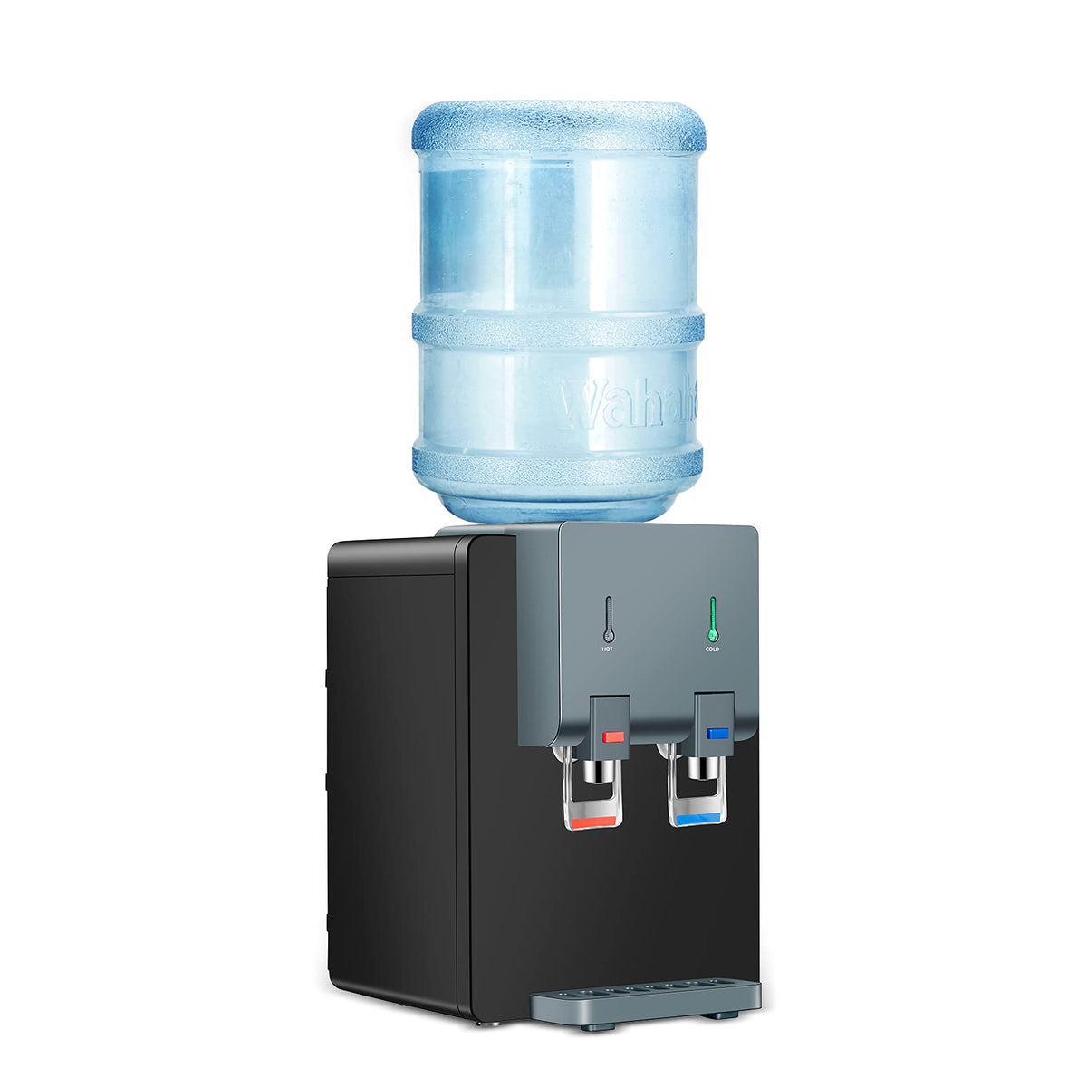 Top Loading Hot and Cold Water Cooler Dispenser, Black L6186