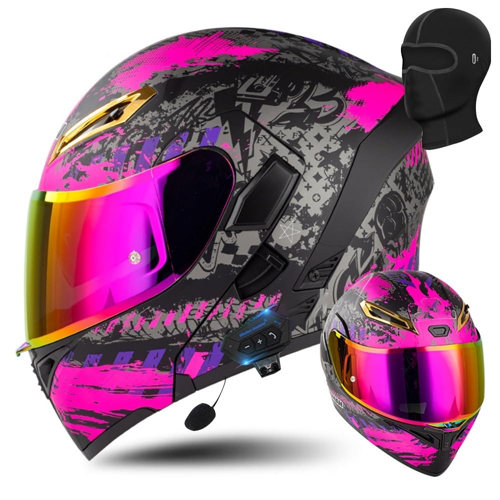 Carbon Fiber Flip-Up Motorcycle Helmet B1860