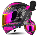 Carbon Fiber Flip-Up Motorcycle Helmet B1860
