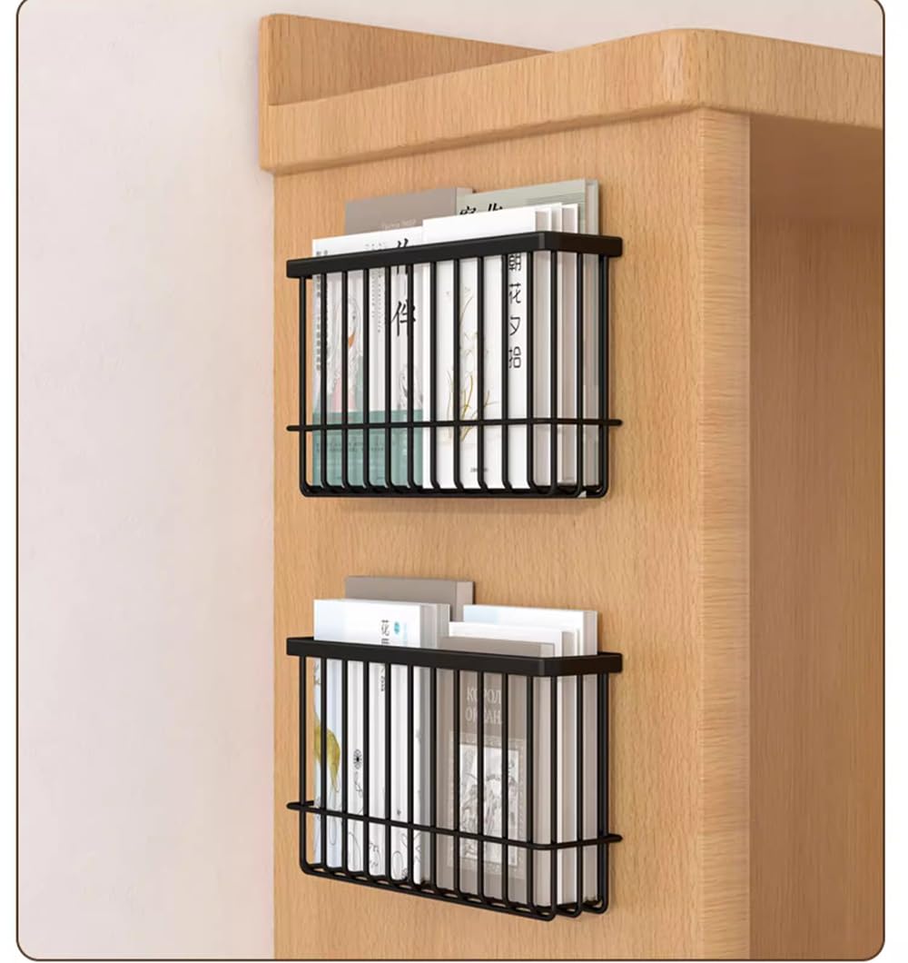 Self Adhesive Wall Mounted Storage Box (Black) D9351