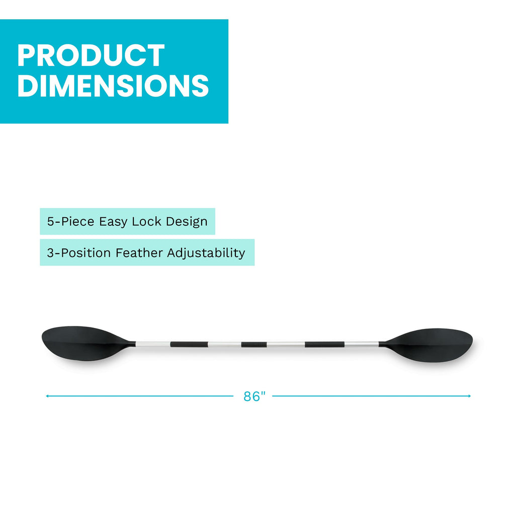 86in Aluminum Kayak Paddle U652