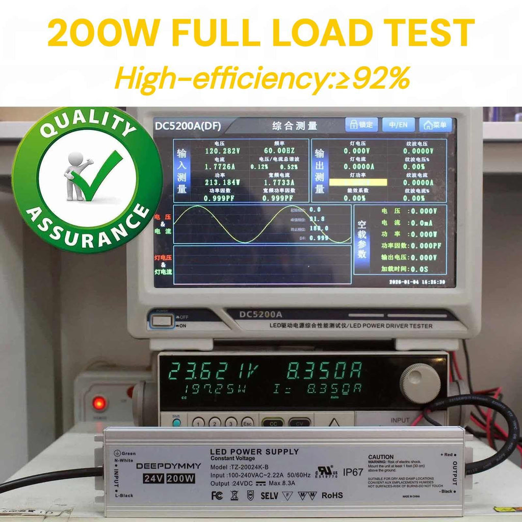 24V 200W Waterproof IP67 Power Supply E34618