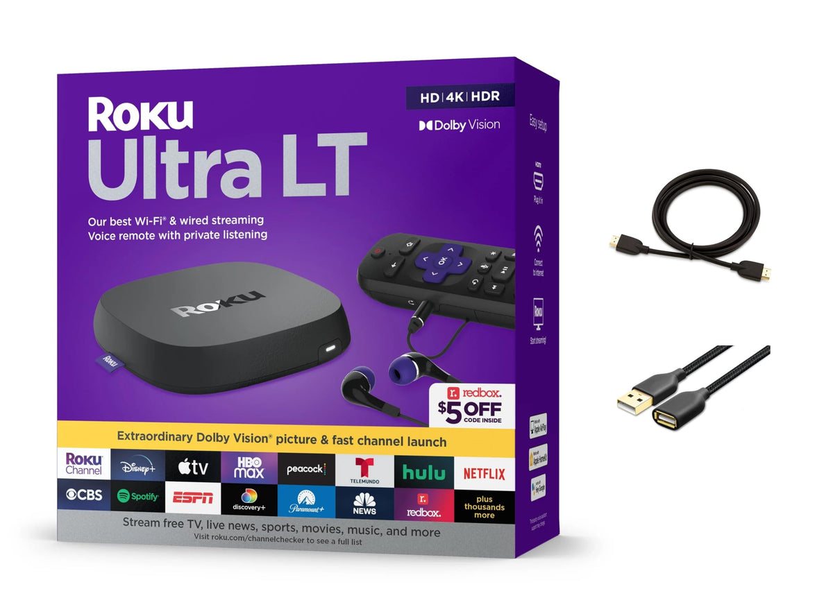 4K HDR Streaming Device with Voice Remote and HDMI Cable Q64224