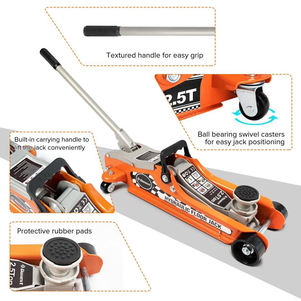 2.5 Ton Low Profile Racing Floor Jack J8908