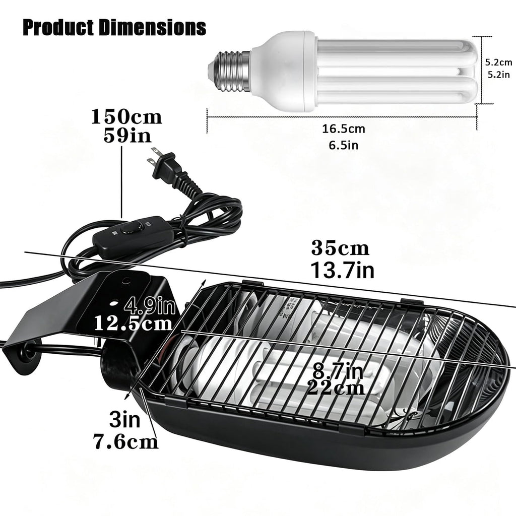 Bird Cage Light Fixture Combo Kit with Bulb Z6540