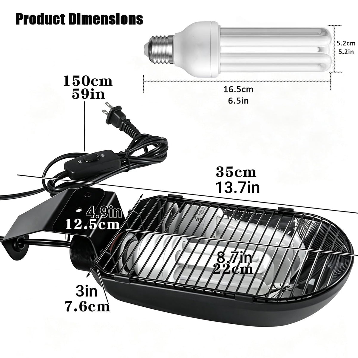 Bird Cage Light Fixture Combo Kit with Bulb Z6540
