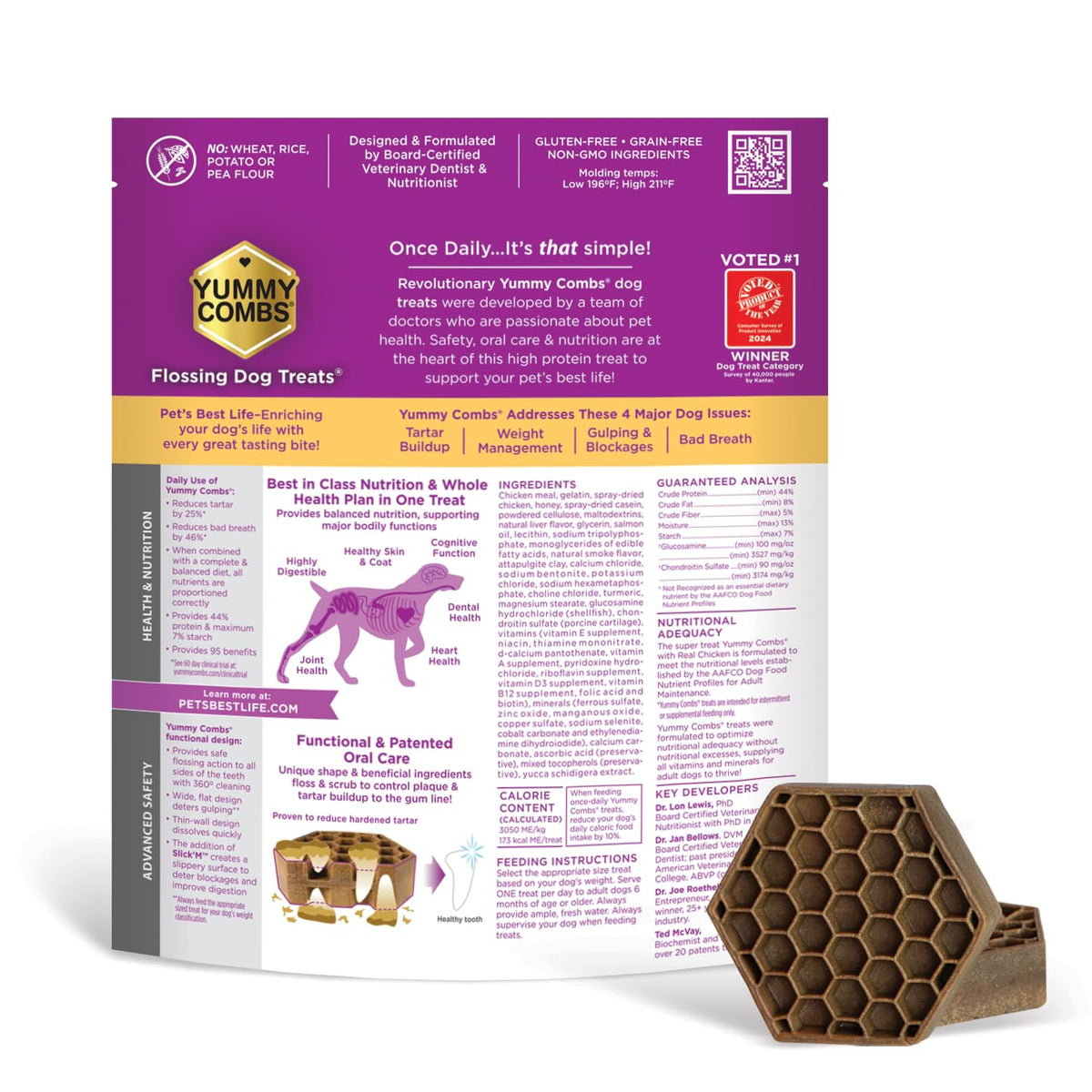 Chicken Dog Dental Treats 24oz & 36 oz D7226