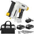 2-in-1 Cordless Brad Nailer Staple Gun with 2 batteries & Charger D59735