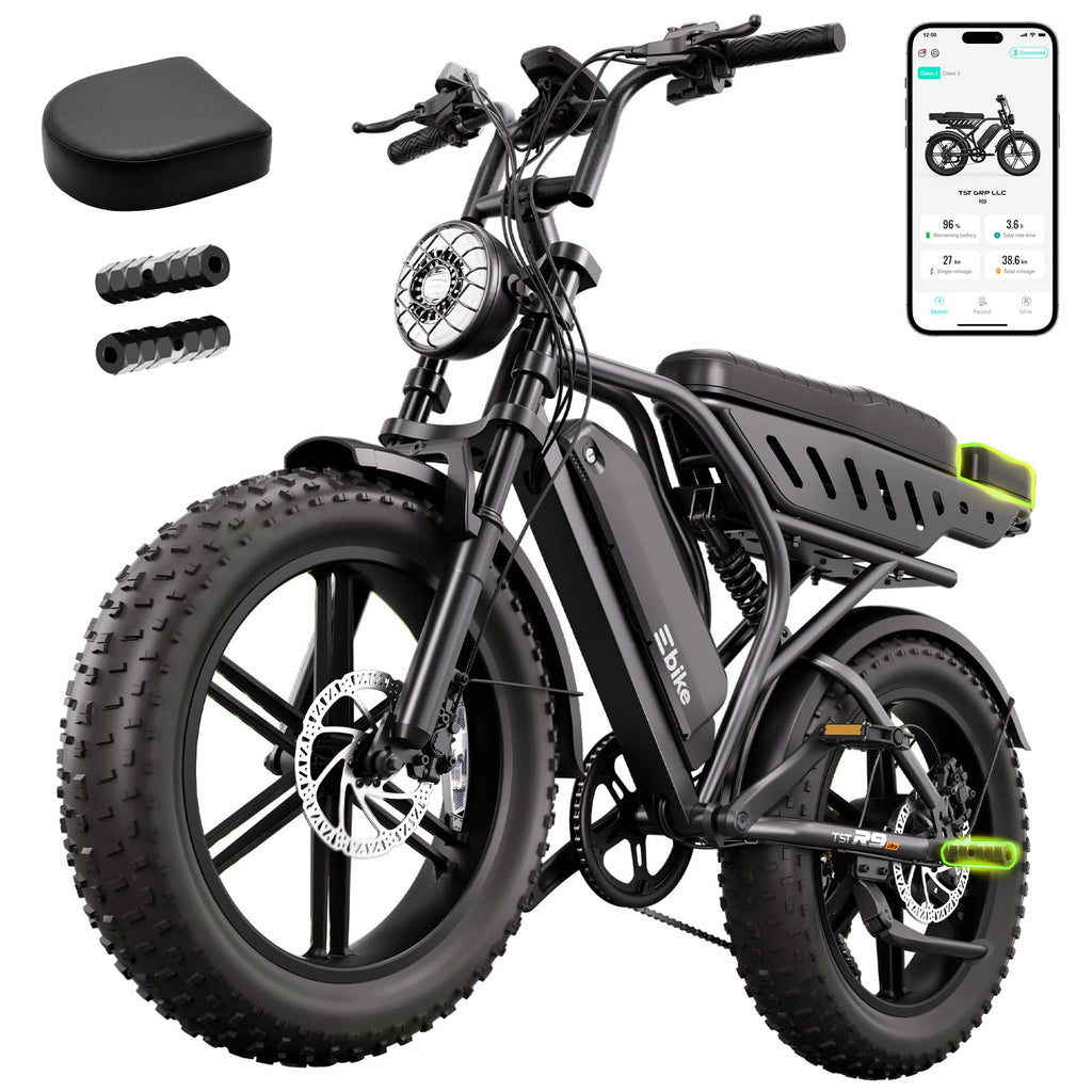 Electric Bike 48V 15Ah Battery 1500W Peak Motor 20 * 4.0 Fat Tire P386098