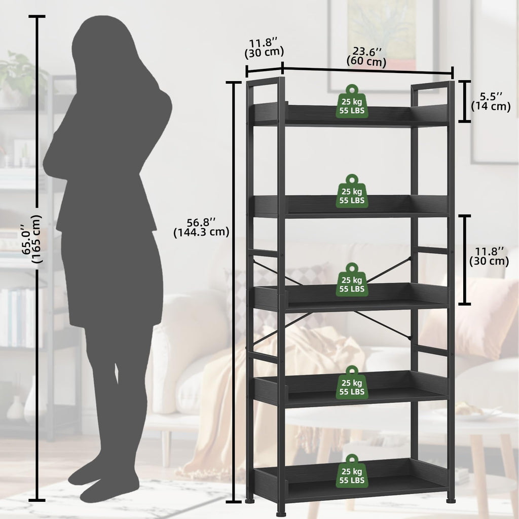 5 Tier Bookshelf Z54635