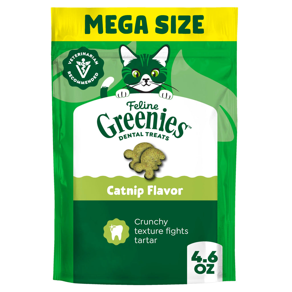 Catnip Flavor Dental Cat Treats 4.6 oz I9743