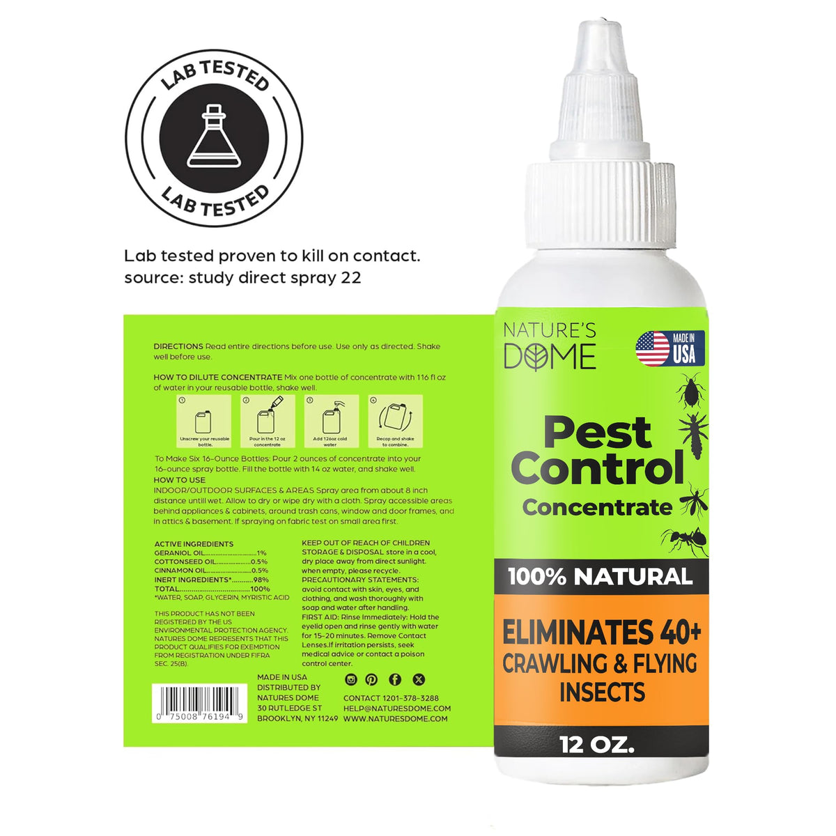 12 Oz Plant-Based Pest Control Concentrate S208